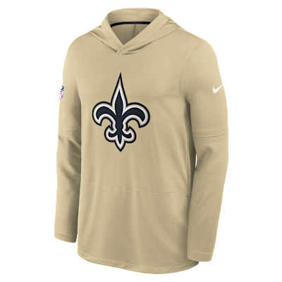 New Orleans Saints Alt Men's Nike Dri-FIT NFL Long-Sleeve Hooded
